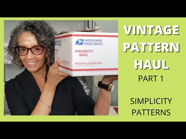 SEWING PATTERNS 2020 - VINTAGE SIMPLICITY SEWING PATTERN HAUL