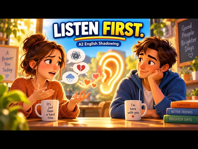 Before Giving Advice, Learn to Listen | A2 English Shadowing