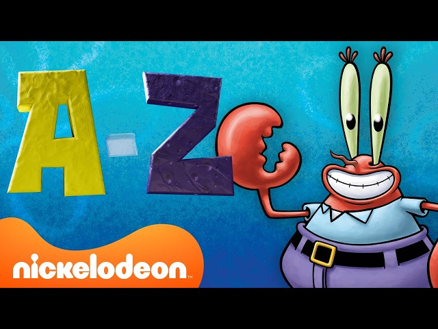 The Alphabet According to Mr. Krabs | SpongeBob SquarePants | Nickelodeon UK
