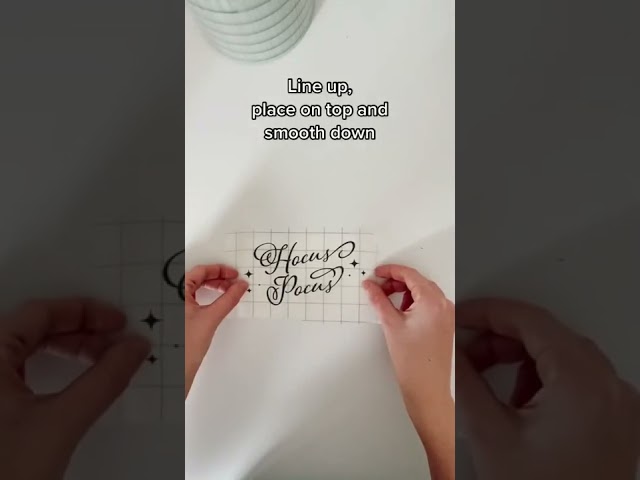 How To Apply Vinyl Decals // Beginner Cricut Tips