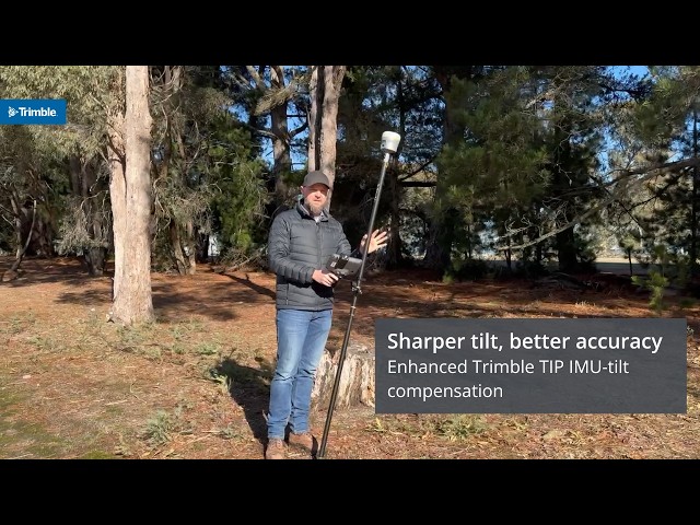 Trimble GNSS firmware (v6.43) enhances IMU-tilt compensation