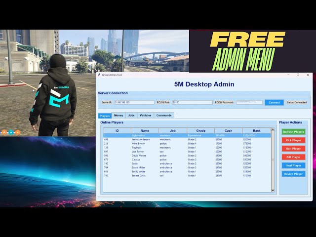 FiveM Desktop Admin App & Setup Tutorial🔥Open Source🔥