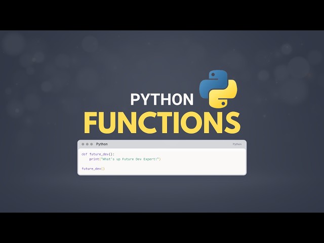 Python Functions Explained in 4 Minutes
