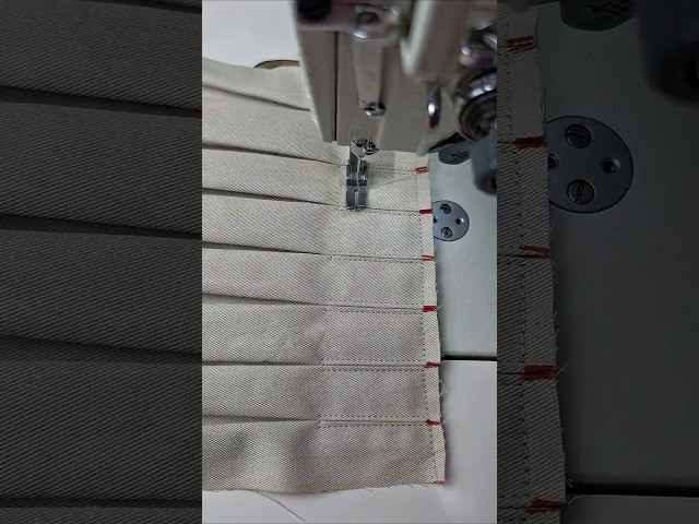 ✅️Try This Easy Hack  for Sewing Neat and Even Box Pleats for Skirts #shorts #shortsfeed #trending