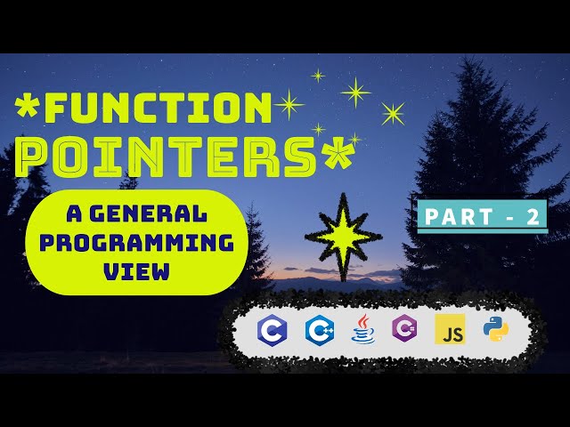 Function Pointers - A General Programming Concept - Part 2