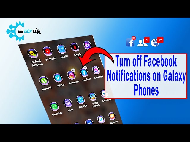 How to Turn off Facebook Notifications on Galaxy Phones || Samsung Solution
