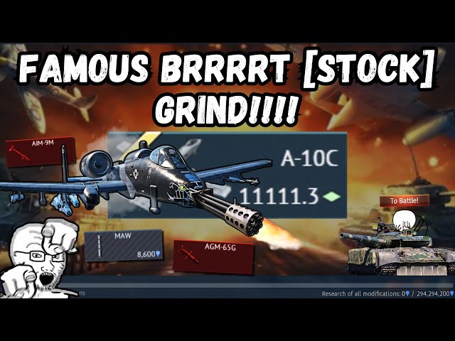 The Most POWERFUL 𝐁𝐑𝐑𝐑𝐑𝐓 in War Thunder!🔥(𝐅𝐚𝐜𝐭 𝐨𝐫 𝐜𝐚𝐩?🧢) | [STOCK] Grind Experience! (and dying💀)
