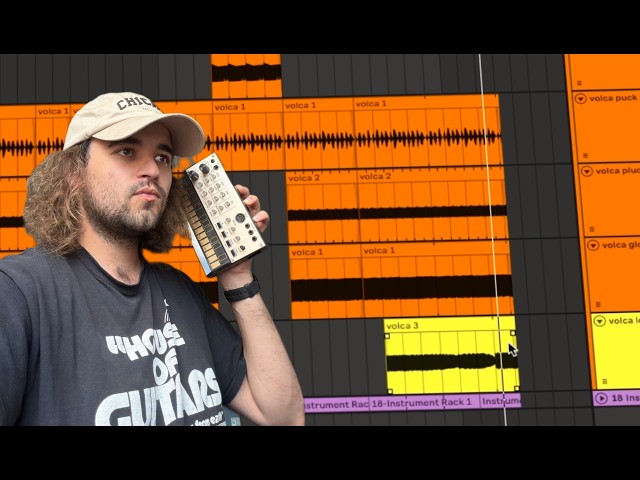 making tech house from scratch with a cheap analog synth
