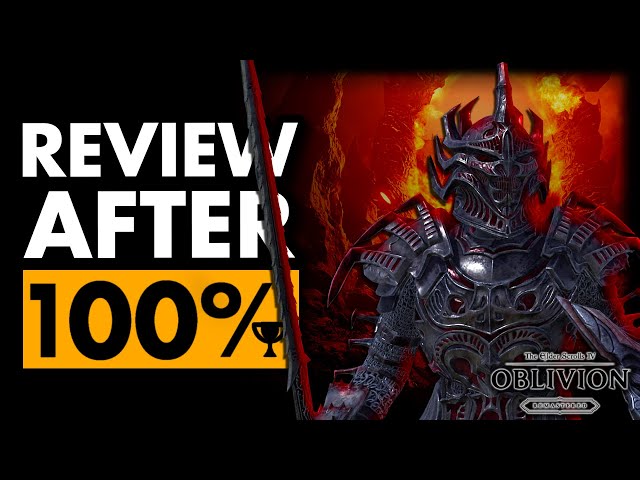 My Journey to MADNESS! Oblivion Remastered 100% Review