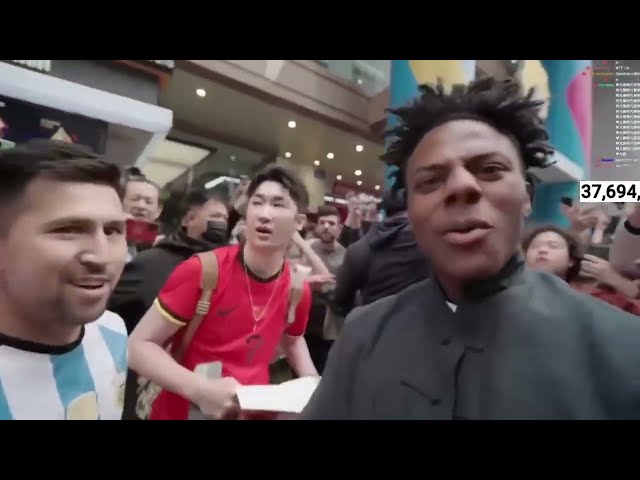 IShowSpeed reaction after meeting the Chinese Ronaldo and Chinese Messi 