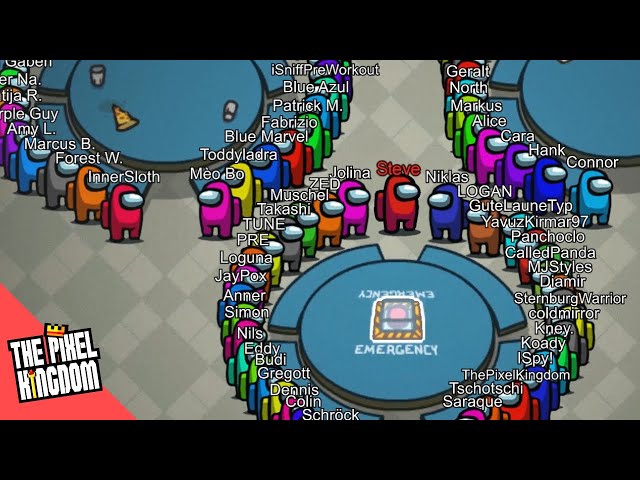 AMONG US, but with 100 PLAYERS