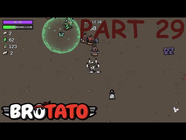 Lets Play Brotato #029 der irrer auf stufe fünf gepackt und somit fertig