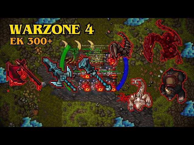 TIBIA - EK 373 | WARZONE 4 | 4.1KK RAW + 1.1KK PROFIT