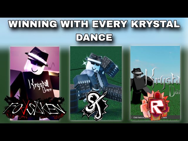 Winning With Every Krystal Dance Skin! | Forsaken, Scream Jam, Biast |