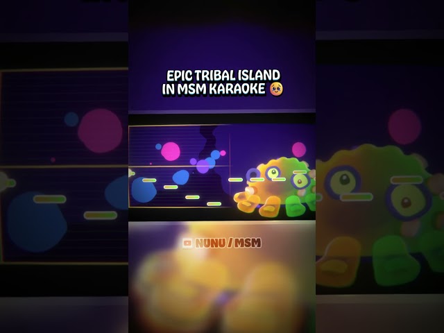 EPIC TRIBAL ISLAND in MY SINGING MONSTERS KARAOKE 🔥  #mysingingmonsters #msm