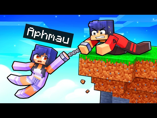 Handcuffed to AARON for 24 HOURS in Minecraft!