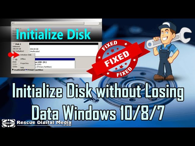 How to Initialize Disk Without Losing Data?| Working Solutions| Rescue Digital Media