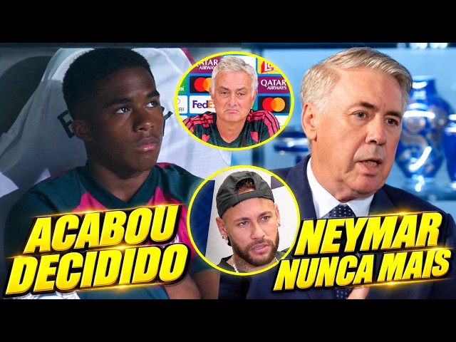 OUT! REAL DECIDES ON ENDRICK ACCORDING TO NEWSPAPER! ANCELOTTI NEYMAR OUT OF THE NATIONAL TEAM