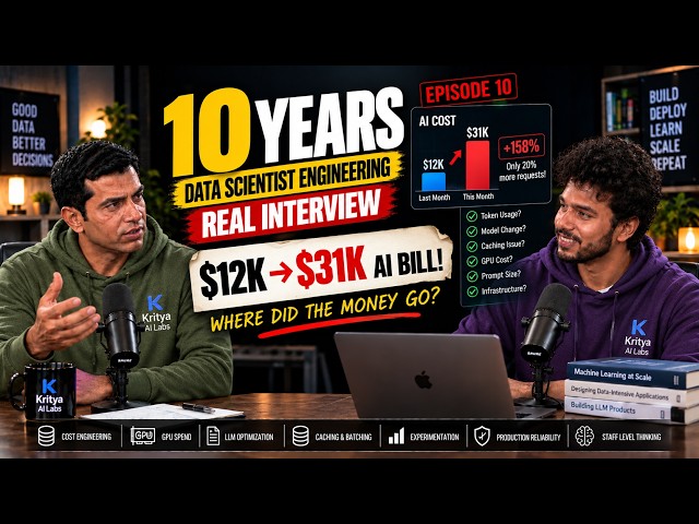 10-Year Data Scientist Interview: Your AI Bill Just Exploded. Can You Find Why?