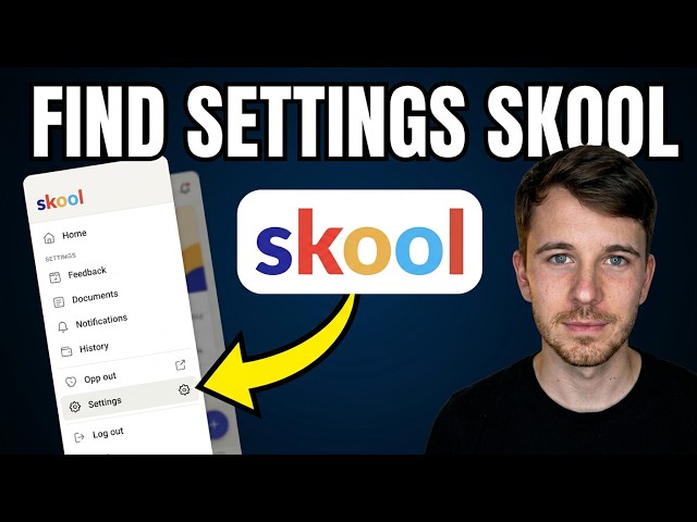 How to Find Settings in Skool 2026 (Skool Tutorial)