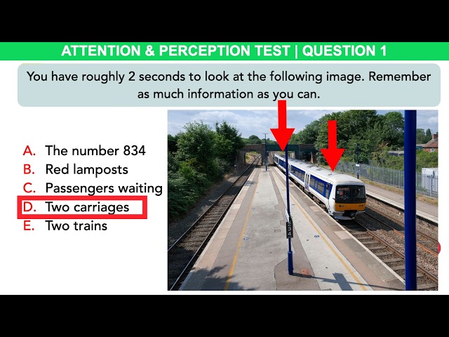 Train Driver Awareness, Recognition, and Perception Test! (How to Pass with 100%)