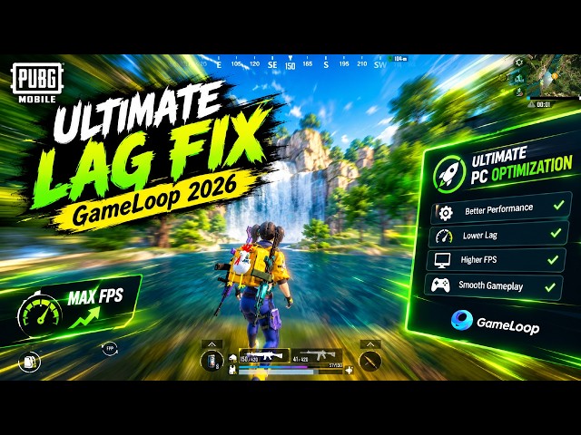 Ultimate PUBG Mobile Lag Fix GameLoop 2026 | Zero Lag + Max FPS Guide!