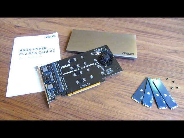 Asus Hyper M.2 | NVMe SSD PCIe 3.0 Expansion Card