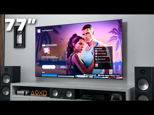 The NEW 77" LG G6 OLED: Unboxing, Setup + Impressions (4K TV)