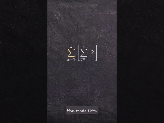 How to Solve Double Summations