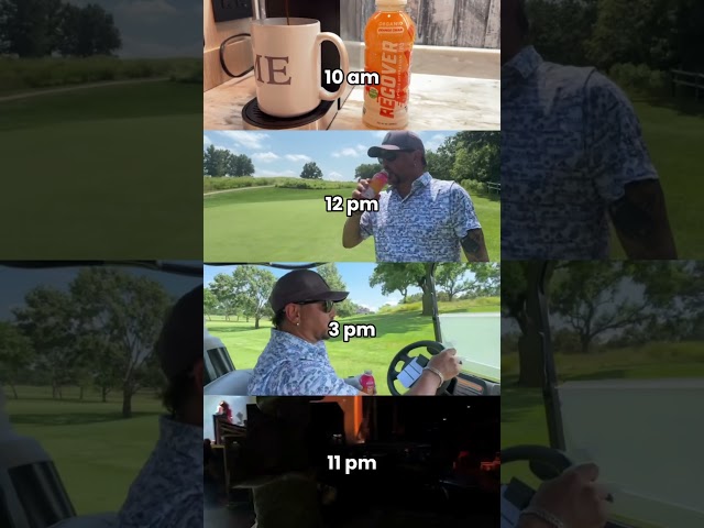 A day on tour. @drinkrecover is always nearby. #Recover180partner