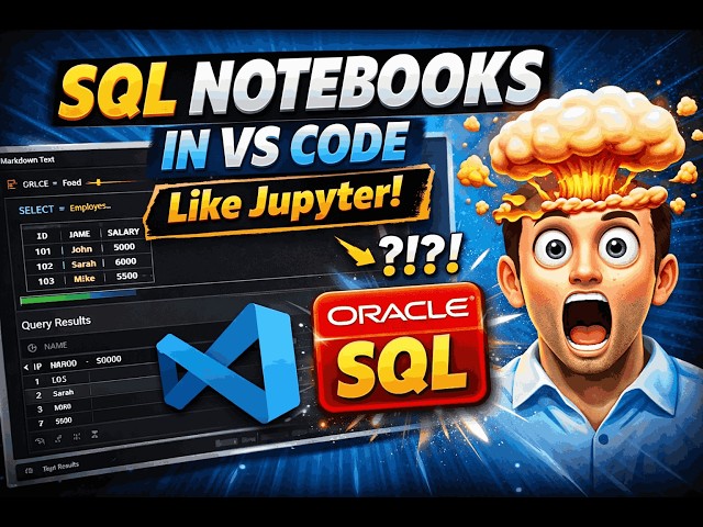 SQL Notebooks in VS Code - Demo & Tutorial (Step by Step - Detail) | Write SQL Like Jupyter Notebook