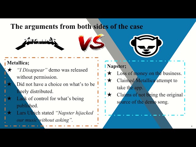 9.1.1 Metallica vs Napster