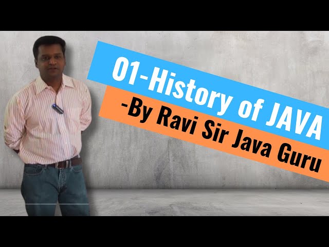 01- History of Java