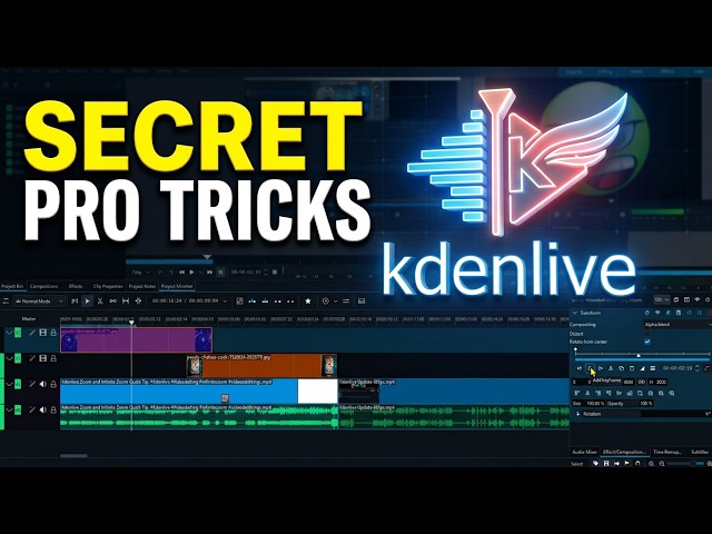How to Use KDENLIVE for Beginners in 2026.  Best Free Video Editor in 2025? #kdenlive #videoediting