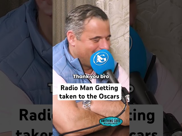 Radio Man getting taken to the Oscars