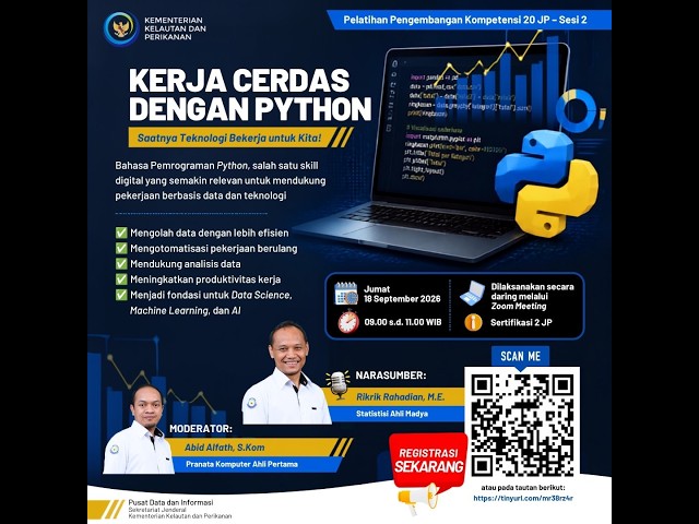 KERJA CERDAS DENGAN PYTHON Mulai dari Coding, Data, hingga Otomatisasi Pekerjaan