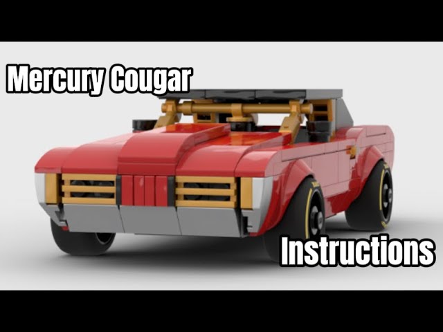 1968 Mercury Cougar Moc FREE INSTRUCTIONS