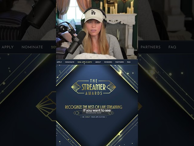 Nominations are LIVE for The Streamer Awards! QTCinderella wants you to vote for your GOAT!