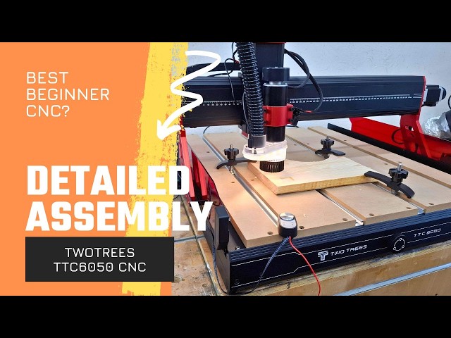 Beginner CNC Setup – TwoTrees TTC6050 Full Assembly & First Cut!