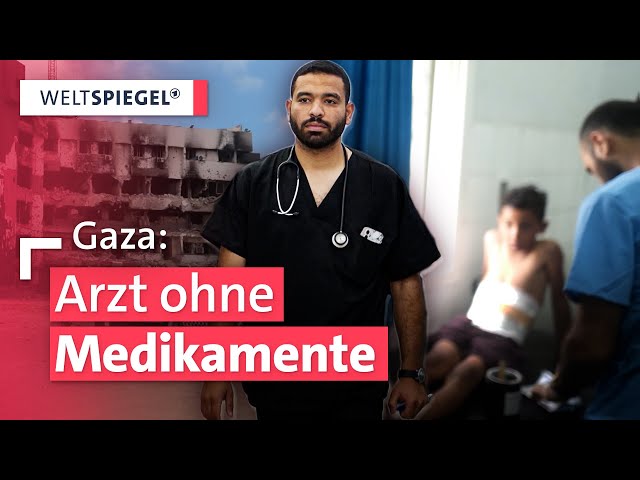 24-Stunden-Schicht im Kriegsgebiet: Ein Arzt in Gaza kämpft um Leben | Weltspiegel