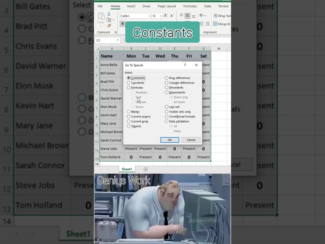Excel Can Delete 1000 Numbers Without Touching Text! #excel #exceltips #officetips #spreadsheet