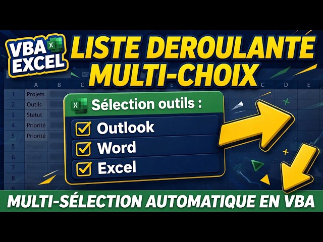 Excel Tutorial: How to Create a Multi-Select Drop-Down List [VBA]