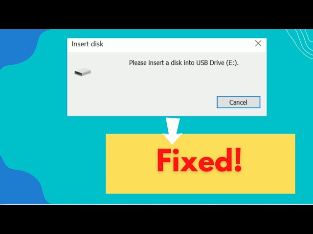 Fix Please Insert A Disk Into USB Drive Without Losing Data | Video Tutorial | Rescue Digital Media