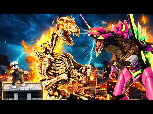 SKELETON GODZILLA and SHIN EVA GODZILLA in KAIJU ALPHA!