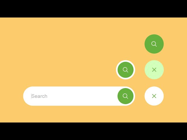 Simple Search Bar Using Html CSS & Javascript | CSS Expandable Search Box