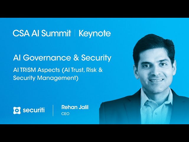 Securing Data+AI: Playbook for Trust, Risk, and Security Management (TRiSM)