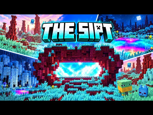 I Explored Minecraft’s NEW SIFT DIMENSION… (Full Mod Showcase)