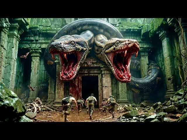 🐍【FULL MOVIE 4K】Explorers Enter a Mysterious Cave, Hunted by a Mutant Two-Headed Snake!