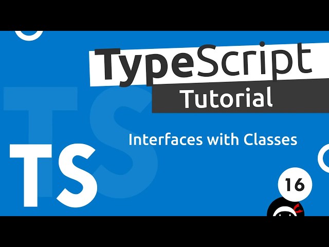 TypeScript Tutorial #16 - Interfaces with Classes
