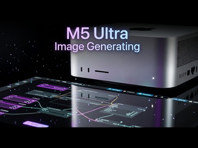 256GB M5 Ultra - Testing Qwen Image 2.1 T2I & Edit on Apple's Most Powerful Mac Ever